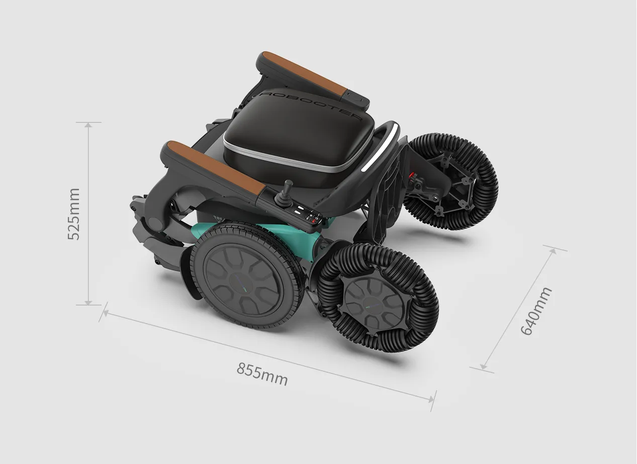 E60 outdoor power wheelchair folable design